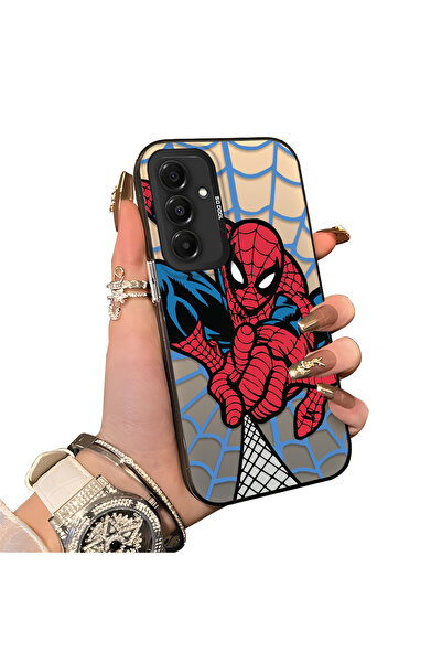 ucuc جراب هاتف سامسونج جالاكسي A16 متوافق مع السيليكون الشهير بتصميم سبايدرمان