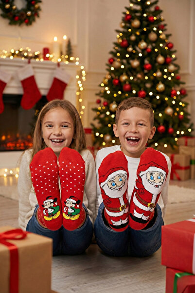 Oxford Sport Yılbaşı ürünleri Seti Çocuk Hediye Paketi /2 çift Yeni Yıl Çorab...