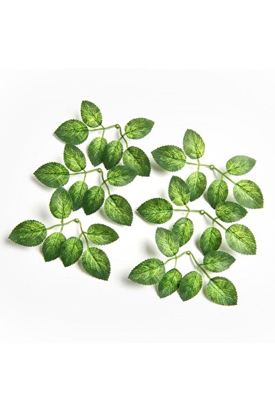 Choice 1 20 Pieces Silk Rose Leaves Fake Plant Wedding Decorative Wreath Chri...