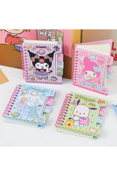 Choice دفتر يوميات لطيف عشوائي من قطعة واحدة A7 سلسلة أنمي كاواي كورومي سينام...