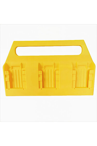 Choice 1PC 6-Slot Storage Box for Dewalt 18V & 20V Lithium Batteries - Built-in Handle, Eliminates Battery
