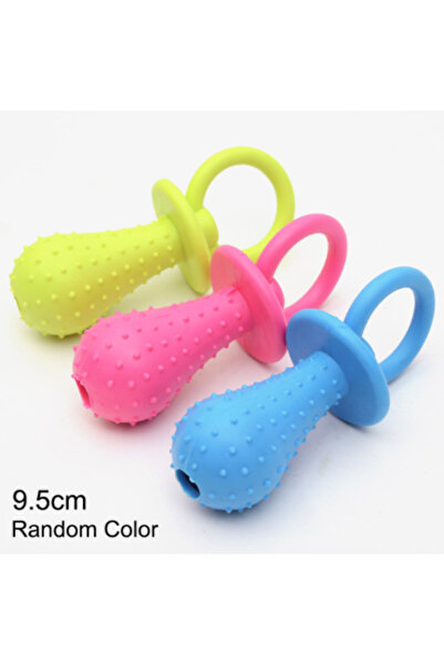 Choice لعبة مضغ للحيوانات الأليفة بلون عشوائي، ناعمة ومقاومة للعض، على شكل عظ...