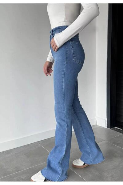 LA TUBA All Star//High Waist//Lycra//I Flared Women's Denim Pants