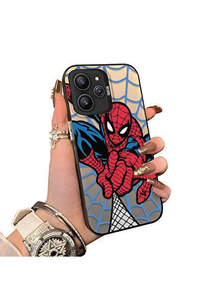 ucuc جراب هاتف Xiaomi Redmi 12 4G متوافق مع السيليكون الشهير من سبايدرمان