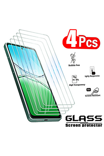 Choice11 واقي شاشة زجاجي مقوى شفاف لهاتف OPPO A5 5G، 4 قطع، متوافق مع A5 وA5x...