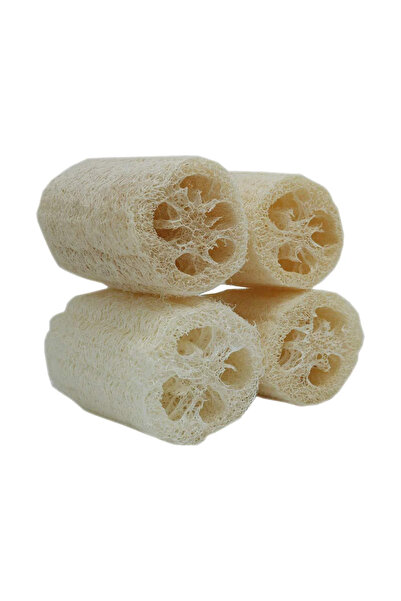 Choice 10×6 سم، 4 قطع/عبوة، ليفة عضوية، ليفة سبا، مقشرة، إسفنجة استحمام طبيعي...