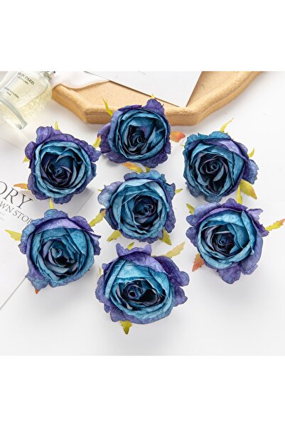 Choice 5 قطع من الزهور الاصطناعية الملونة، مثالية لتزيين حفلات الزفاف والحدائ...