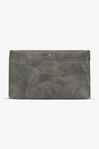 Getto Deri Nova Hakiki Deri Kişiye Özel İsim Baskılı El Çantası