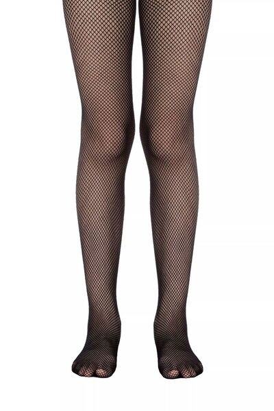 Conte Elegant Ciorapi pentru copii din poliamidă, cu model tip plasă, 158-164