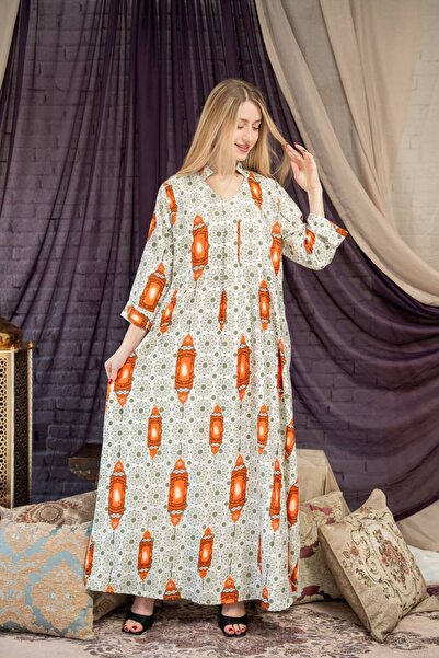 AFandina Elegant Ramadan-themed jalabiya SM-24