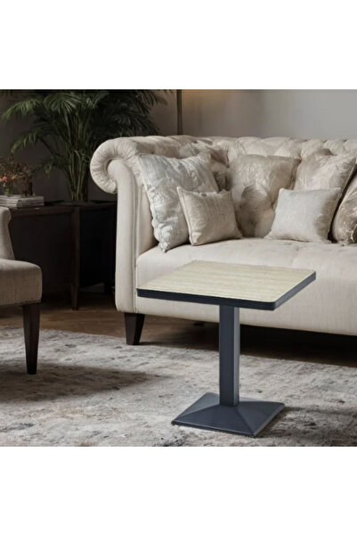 Tasamem Dafia Melamine wood coffee table, size 70*70*75 cm