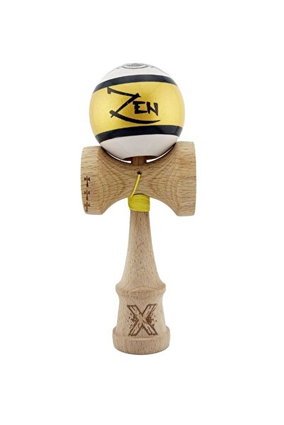 OEM Kendama X Zen Gold 18 cm Big Cup – Professional Wooden Kendama for Tricks