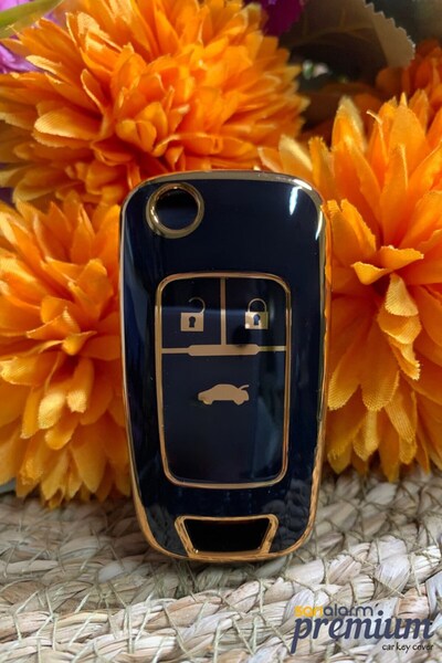 sarıalarm Premium Opel Insignia A Astra J Sustalı 3 Buton Siyah Oto Anahtar K...