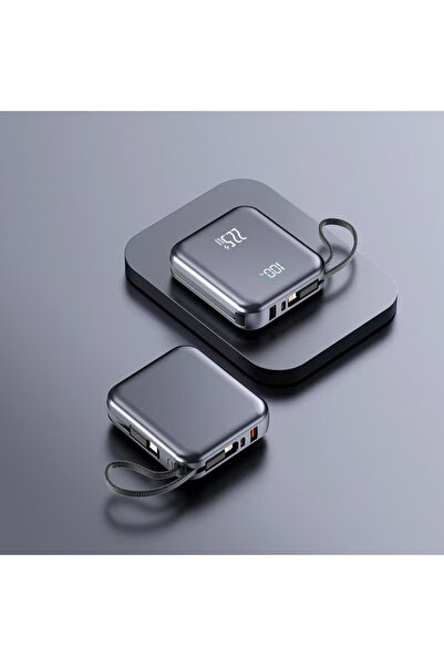 Kodak Ultra Slim Mini Power Bank 20000mAh with Built-in Cable Super Fast Charging Portable Compact