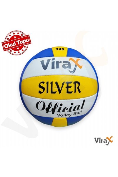 virajx Silver Voleybol Topu Sert Zemin Topu Dayanıklı Okullara Uygun