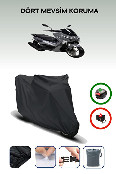 Breen Black Rear Bag Compatible Revolt Rsx5 Compatible Motorcycle Tarpaulin Motor Cover