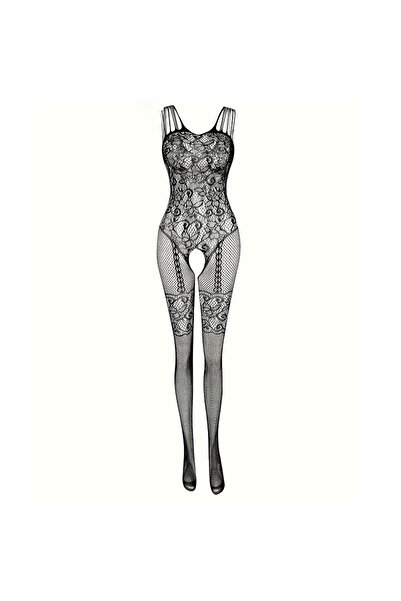 FridayIn Ultra Soft Cotton Lace Bodystocking Lingerie For Womens