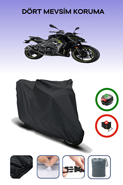 Breen Black Rear Bag Compatible Rks a 250 Compatible Motorcycle Tarpaulin Motor Cover