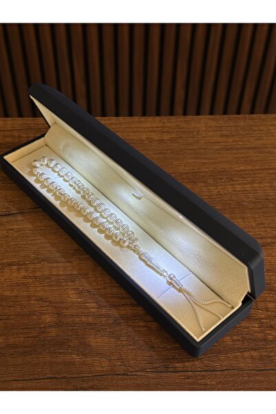 ADA LİFE GÜMÜŞ (Premium IŞIKLI KUTULU)925 Ayar Gümüş Çizikli Yuvarlak Orta bo...