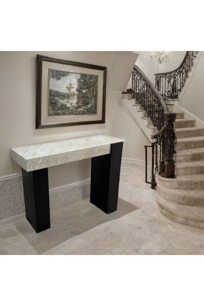 Tasamem Dafia مدخل حزام بديل رخام خشن مقاس 80*40*120 سم