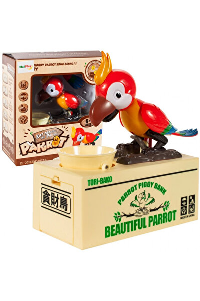 MalPlay Pusculita interactiva pentru copii model Papagal