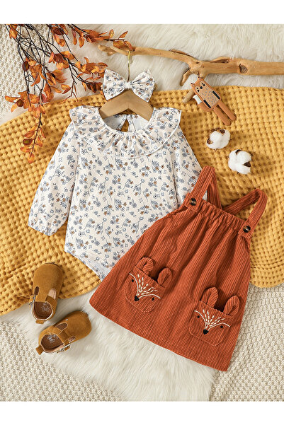 Choice 2-3Y ZT3266-zongse 2Ps Baby O-Round Girl Summner Long Sleeve Printing ...