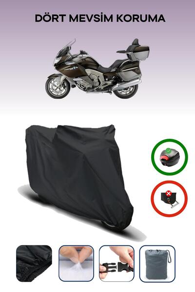 Breen Black Rear Bag Compatible Bmw K 1600 Gtl Exclusive Compatible Motorcycl...