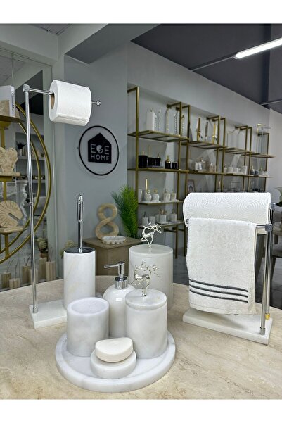 ege gross Mermer Banyo Seti- 9 Parça -Mermer Banyo Seti