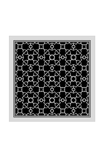 Zems Zincir Desen Twill İpek Eşarp