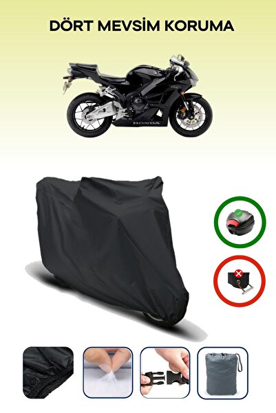 Breen حقيبة خلفية سوداء متوافقة مع غطاء محرك الدراجة النارية Honda CBR 600 RR المتوافق مع الدراجات النارية