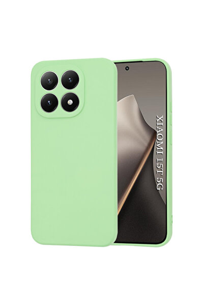Techsuit Xiaomi 15T SoftFlex Silicone Case, Light Green