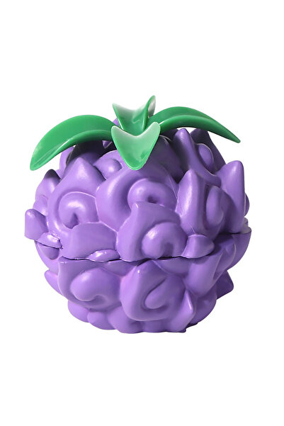 choice2 مطحنة أعشاب معدنية أرجوانية اللون، قطعة واحدة، شريرة بثلاثة ألوان