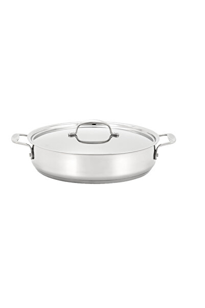 STELLAR Cratiță profilată cu capac, oțel inoxidabil 18/10, 28 cm, 2,5 l, argi...