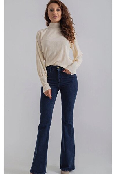 OurStyles New Seasons//Lycra//High Waist//Recovery//İ Flared Women's Denim Pants