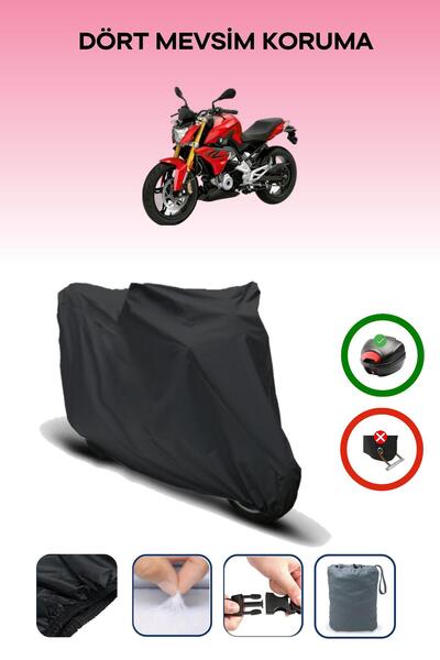 Breen Bmw G 310 R BLACK MOTORCYCLE BRAND REAR BAG UNCOMPATIBLE