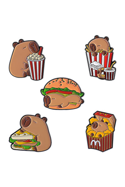 Choice11 مجموعة 7 (4-9 قطع/مجموعة) دبابيس مينا كرتونية مرحة على شكل حيوان الك...