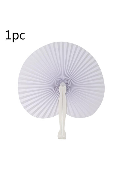 Choice1 1pcs Paper Folding Fan Heart-Shaped Round Heart Wall Decoration Weddi...