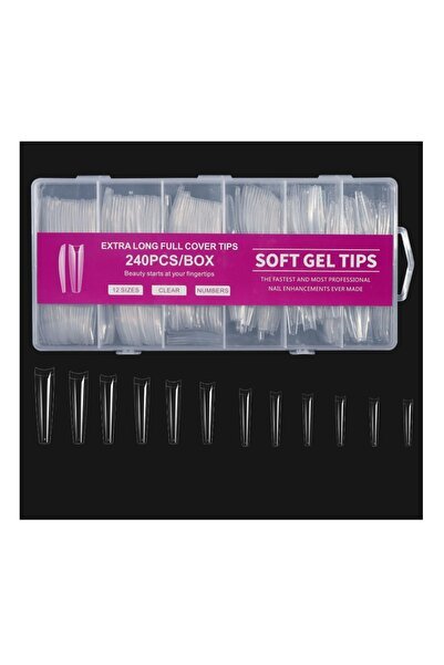 SELA Tipuri de gel moi extra lungi 240 buc - H 104-5