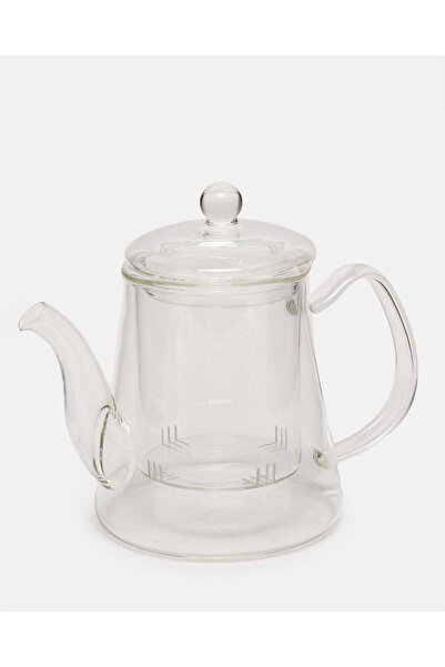 REDTAG إبريق شاي زجاجي شفاف مع مصفاة زجاجية (قطعتان)