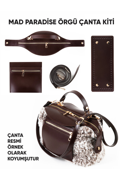 Mad Paradise Örgü Çanta Aksesuar Zaramat Serisi Çanta kit takımı 5 RENK