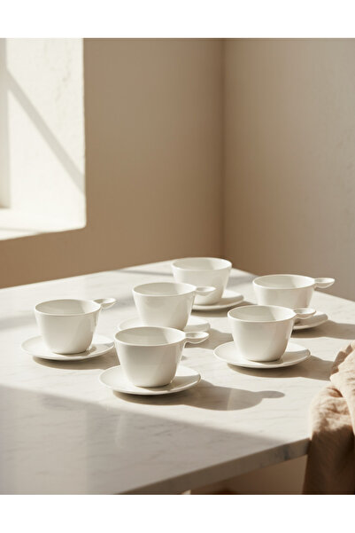 REDTAG طقم شاي أبيض سادة (12 قطعة)