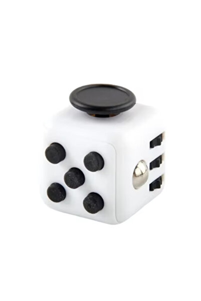 Choice4 مكعب فيدجيت أبيض وأسود، لعبة دوارة يدوية مضادة للتوتر لتخفيف الضغط ال...