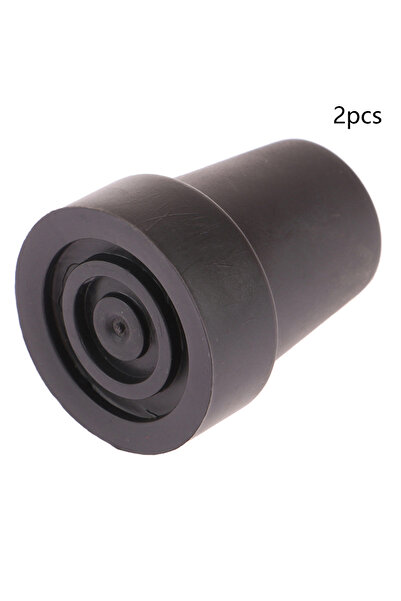 choice2 قطعتان من وسادات طرف العكاز السوداء، مقاس 19 مم، مانعة للانزلاق، متين...