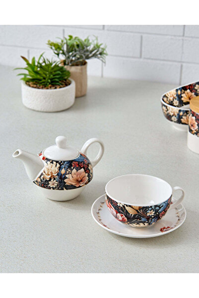 REDTAG Multicolor Floral Print Tea For One Set (3 Piece)