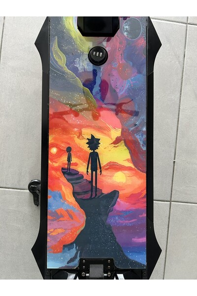 bisiklet dünyam Onvo RX4 Scooter Uyumlu Pleksi Tabanlık | Yapışkanlı Deck 2.8...