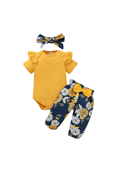 Choice 3-6M WL20061019 Newborn Baby Girls Clothing Set Infants Girl Short Sle...