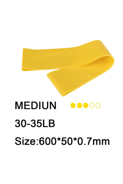 Choice Yellow Training Fitness Resistance Bands Yoga Home Gym Elastic Gum Pilates Crossfit Workout Equi..