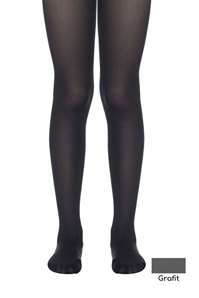 Conte Elegant Thin children's socks, Only 40 Den - Graphite, 140-146 (22)