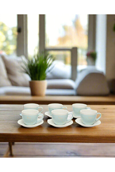 REDTAG White And Blue Printed Tea Set (12 Piece)