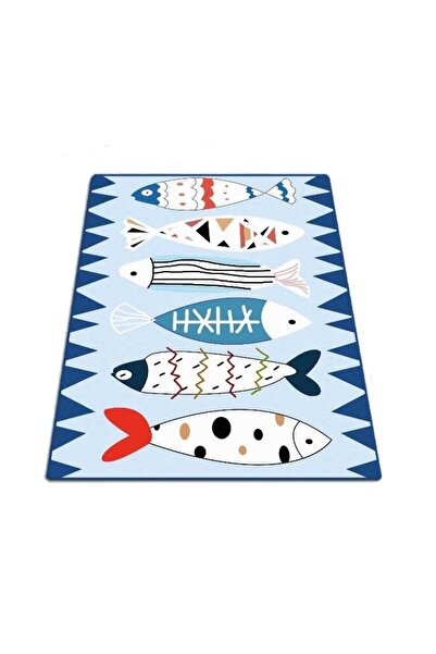 Chilai Home Anti-slip kitchen rug 80x150 cm Le Poisson